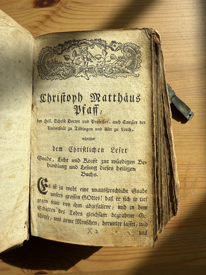 1786 German Martin Luther Bible